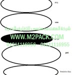 غطاء – طبة – الاندكشن موديل m2pack.com EPE-1100A  التي نقدمها نحن شركه المهندس منسي للتغليف الحديث و الصناعات الهندسيه –  ام تو باك